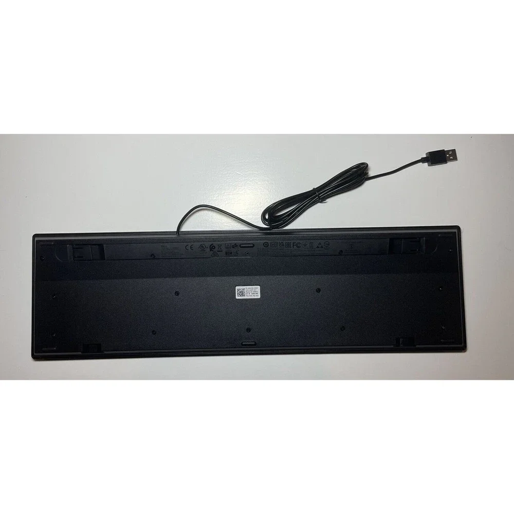 NEW! Dell Slim Black USB Wired KB216 Desktop Keyboard Standard 104 Key QWERTY